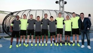 Da Silva, González, Boselli, Sandoval, Márquez, López, Marchesín, Marcelo Díaz, Volpi y Mohamed