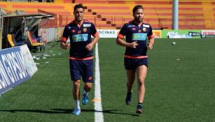 Luis Angel Landín durante un entrenamiento