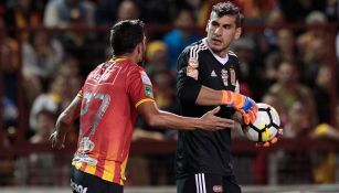 Nahuel Guzmán en el partido contra Herediano 