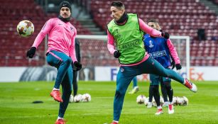 Fernando Torres, durante entrenamiento del Atlético de Madrid 