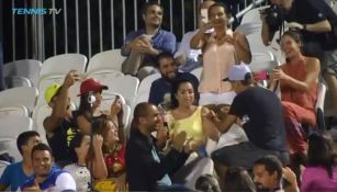 Igor y Thamara protagonizan momento romántico en el ATP de Río de Janeiro 