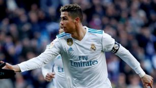 Cristiano Ronaldo, en un juego del Real Madrid