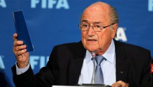 Joseph Blatter, durante una conferencia de la FIFA
