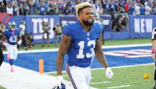 Odell Beckham, durante un juego de los New York Giants