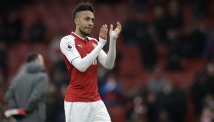 Aubameyang agradece a la afición del Arsenal 