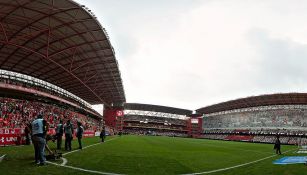 Vista del Estadio Nemesio Díez previo a un encuentro