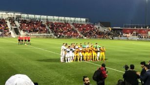 Pumas y Tigres antes del partido amistoso 