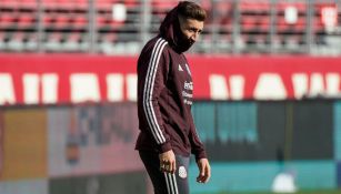 Herrera disputa un entrenamiento con el Tricolor en EU