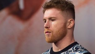 Canelo, durante una conferencia para promocionar pelea 