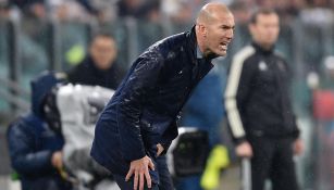 Zinedine Zidane durante el partido contra Juventus
