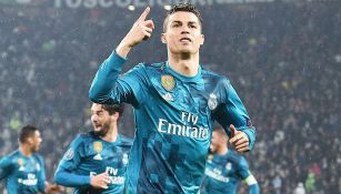 Cristiano Ronaldo celebra tras gol contra la Juventus 