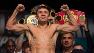 Gennady Golovkin, durante una ceremonia de pesaje