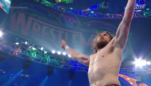 Daniel Bryan festeja en WrestleMania 34