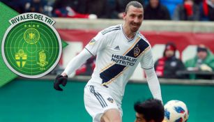 Zlatan Ibrahimovic, en el juego entre Galaxy y Chicago Fire