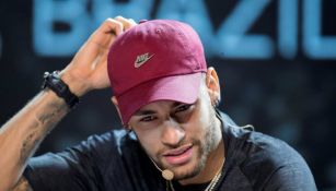 Neymar durante un evento de patrocinio