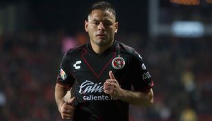 Pablo Aguilar, durante un juego con Tijuana en el C2018