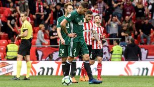 Jugadores del Betis, lamentan derrota