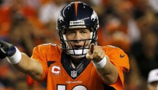 Peyton Manning, durante un juego con Denver Broncos