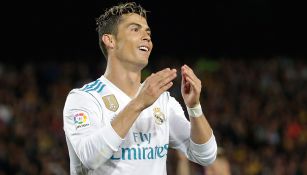 Cristiano Ronaldo se lamenta en Clásico Español
