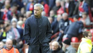 José Mourinho, en un juego del Manchester United