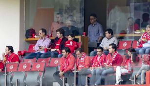 Osorio observa el partido entre Toluca y Xolos