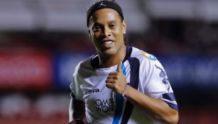 Ronaldinho, en un partido de beneficencia