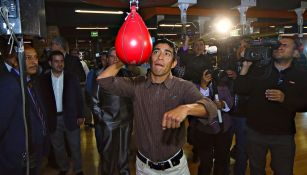 Ganigan López en Gimnasio José Sulaimán