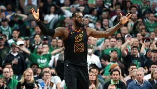 LeBron James, durante el juego 7 entre Cavs y Celtics