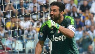 Buffon en un partido de Juventus 