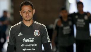 Javier Hernández previo al partido contra Gales