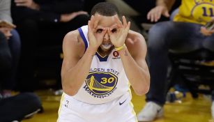 Stephen Curry durante el partido contra Cavs