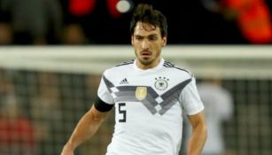 Mats Hummels durante un partido de Alemania