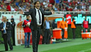 Matías Almeyda, durante un partido contra Atlas