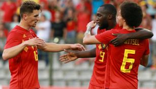 Bélgica festeja triunfo frente a Egipto