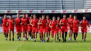 Jugadores de Veracruz entrenan en el Luis 'Pirata' Fuente