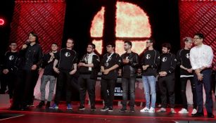 Los jugadores, al término del torneo invitacional de Smash Ultimate