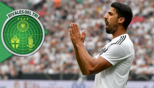 Khedira se lamenta en un partido de Alemania 