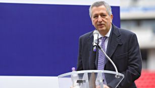 jorge Vergara, durante un evento en el Estadio Azteca