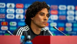 Ochoa durante la conferencia de prensa