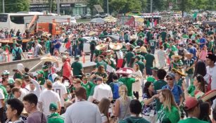 Aficionados de México apoyan al Tri en Rusia