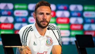 Miguel Layún en conferencia de prensa