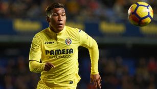 Roger Martínez en un juego de la campaña pasada con el Villarreal