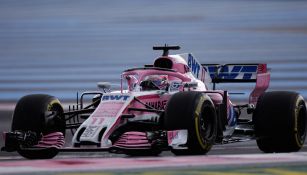 Checo Pérez, durante el GP de Francia