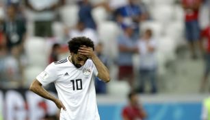 Salah, triste tras perder contra Arabia Saudita