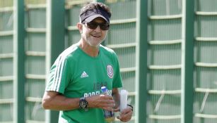 Juan Carlos Osorio, en entrenamiento del Tri 