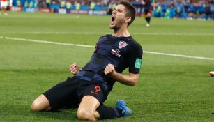 Kramaric celebra su gol frente a Rusia