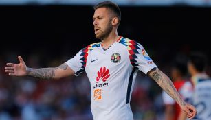 Jérémy Ménez, durante un juego con las Águilas en el A2018