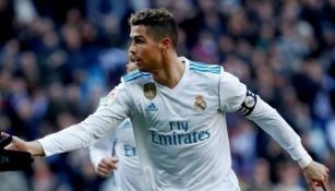 CR7 en un juego del Real Madrid