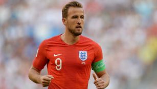 Harry Kane, en el juego entre Inglaterra y Suecia