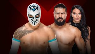 Sin Cara, Andrade 'Cien' Almas y Zelina Vega, en promocional para Extreme Rules